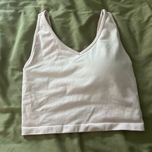 Yogalicious Pale Pink Seamless Alamo Bra Top